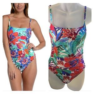 La Blanca Tropics of Tropez One Piece Swimsuit. B12
